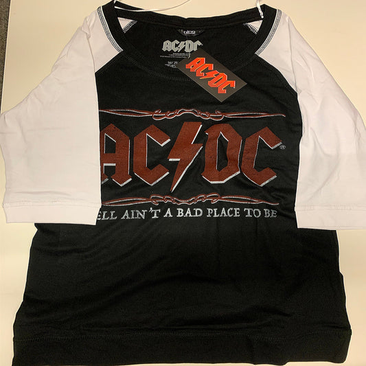 Ladies AcDc Tour T-Shirt/LongSleeves T-Shirt/ Highway to hell